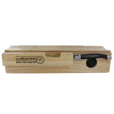 CMP KD3158 Drevený box na klobásy so špeciálnym nožom