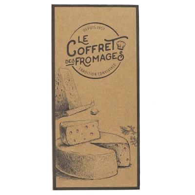 CMP KU6548 Sada na sýr – 4 nože + bambusové prkénko