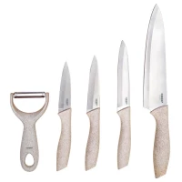 CMP KD33011 Súprava kuchynských nožov a škrabky - 5 kusov (4 nože + 1 škrabka)
