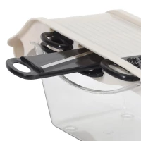 CMP KD0002 Mandolína kráječ zeleniny s miskou – 5 vyměnitelných čepelí, 1,5 l 