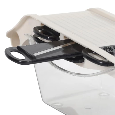 CMP KD0002 Mandolína kráječ zeleniny s miskou – 5 vyměnitelných čepelí, 1,5 l 