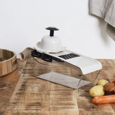 CMP KD0002 Mandolína kráječ zeleniny s miskou – 5 vyměnitelných čepelí, 1,5 l 