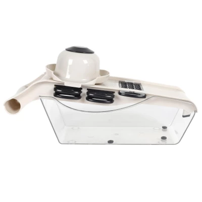 CMP KD0002 Mandolína kráječ zeleniny s miskou – 5 vyměnitelných čepelí, 1,5 l 