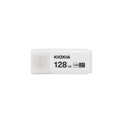 KIOXIA Flash disk Hayabusa USB 3.2, 128 GB, bílá