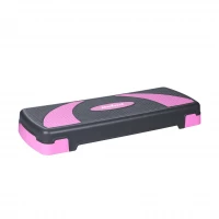 Rebel RBA-3225 Aerobic step platforma 78 cm, nastaviteľná výška, sivo-fialová