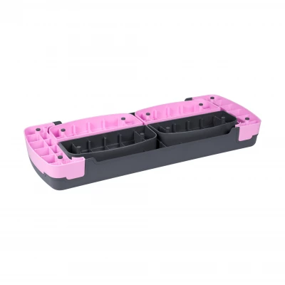 Rebel RBA-3225 Aerobic step platforma 78 cm, nastaviteľná výška, sivo-fialová