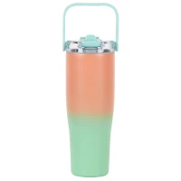 CMP KA0676 Termohrnček s rukoväťou na prenášanie, 900 ml, zeleno-oranžový