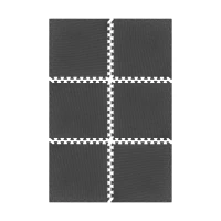 Rebel RBA-3153 Tréningová podložka z peny EVA, 180 x 120 cm, 6 ks, čierna