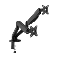 Cabletech UCH0208-2 Držák Dual na 2 monitory, úhlopříčka 17" až 32", černá
