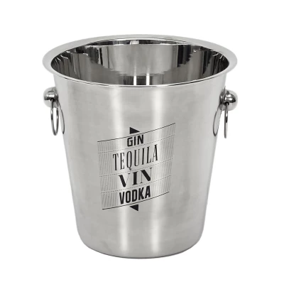 CMP KV7014 Nerezový chladicí kbelík na láhve s potiskem