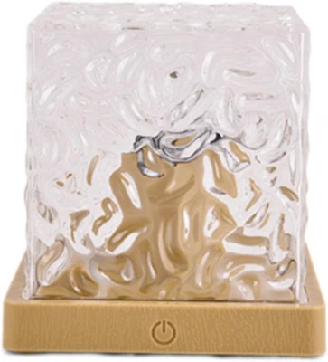 Verk 12359 Křišťálová LED lampička ve tvaru kostky, 16 barev RGB, s dálkovým ovládáním