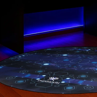 Dunmoon 25956 Ochranná podložka pod herní židle 120 x 4 cm, protiskluzová