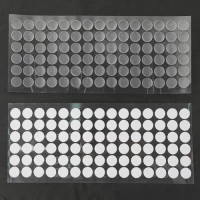 Ruhhy 25884 Samolepicí suchý zip – bílé kolečka 18 mm, 500 ks