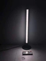 Verk 12364 LED stojací lampa, dálké ovládání, 50 cm, černá