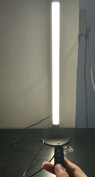 Verk 12367 LED stojací lampa, dálké ovládání, 50 cm, černá