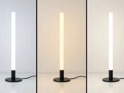 Verk 12367 LED dekorativní lampa 40 cm, 3 režimy svícení, USB, černá