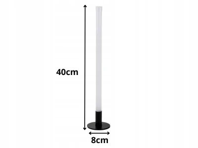 Verk 12367 LED dekorativní lampa 40 cm, 3 režimy svícení, USB, černá