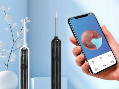 Verk 27506 Endoskopická kamera na čistenie uší s WiFi, biela