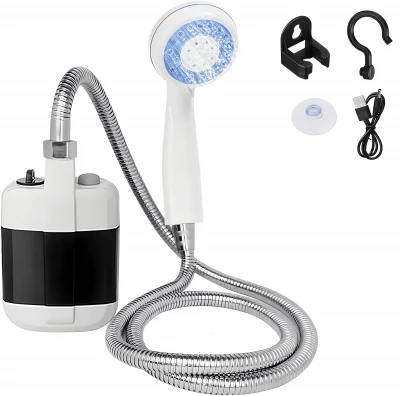 Verk 27512 Přenosná venkovní sprcha s dobíjecí baterií 2400 mAh