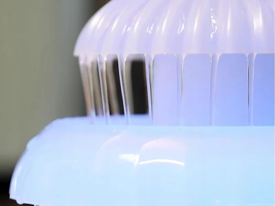 Verk 24611 Ultrazvukový aroma difuzér a zvlhčovač vzduchu s LED osvětlením, bílý