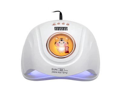 Verk 24614 UV LED Lampa SUN S8 Pro, 268 W, 57 diod, bílá