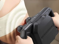 Verk 24617 Masážní přístroj na tělo, 4 hlavice, 20 úrovní, USB, černý