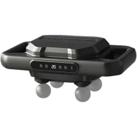 Verk 24617 Masážní přístroj na tělo, 4 hlavice, 20 úrovní, USB, černý