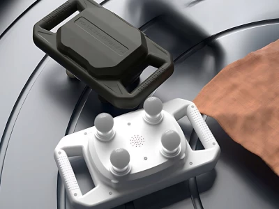 Verk 24617 Masážní přístroj na tělo, 4 hlavice, 20 úrovní, USB, černý