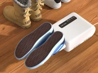 Verk 27480 Nástenný inteligentný sušič obuvi s časovačom, čierny