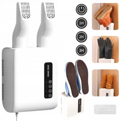 Verk 27480 Nástenný inteligentný sušič obuvi s časovačom, čierny