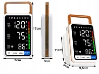 Verk 27517 Digitální tlakoměr na paži, 0-299 mmHg, bílý