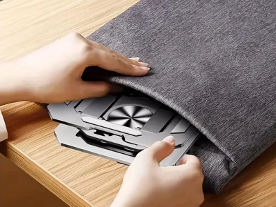 Verk 04134 Skládací kovový držák na tablet - univerzální, otočný, 4-16"