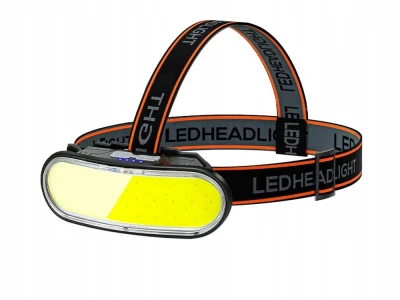 Verk 08383 Čelovka COB LED, 4 režimy svícení, USB-C