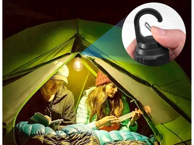 Verk 12354 Prenosná LED baterka s háčikom, USB-C