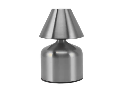 Verk 12357 LED dotyková stolní lampička, USB-C, stříbrná