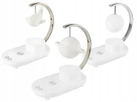 Verk 12368 Lampa s Bluetooth reproduktorom, RGB osvetlením a bezdrôtovým nabíjaním, mesiac