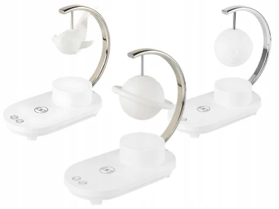 Verk 12368 Lampa s Bluetooth reproduktorom, RGB osvetlením a bezdrôtovým nabíjaním, mesiac