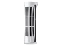 Verk 16039 Mini stĺpový ventilátor s LED osvetlením, 2 rýchlosti, USB, biely
