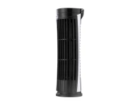 Verk 16039 Mini stĺpový ventilátor s LED osvetlením, 2 rýchlosti, USB, biely