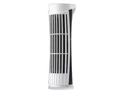 Verk 16039 Mini stĺpový ventilátor s LED osvetlením, 2 rýchlosti, USB, biely