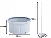 Verk 27477 Rotační mop 360, kbelík, potah z mikrovlákna