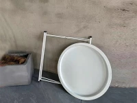 Verk 27492 Konferenční stolek kulatý 47 cm, bílý