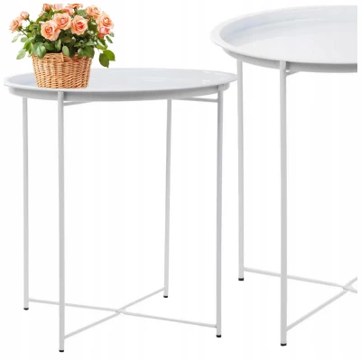 Verk 27492 Konferenční stolek kulatý 47 cm, bílý