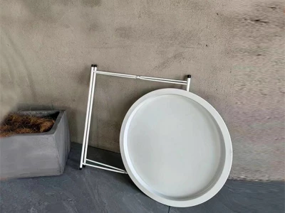 Verk 27492 Konferenční stolek kulatý 47 cm, bílý
