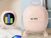 Verk 27500 Karaoke Bluetooth reproduktor RGB s bezdrátovým mikrofonem, černý