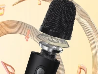 Verk 27500 Karaoke Bluetooth reproduktor RGB s bezdrátovým mikrofonem, černý