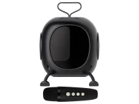 Verk 27500 Karaoke Bluetooth reproduktor RGB s bezdrátovým mikrofonem, černý