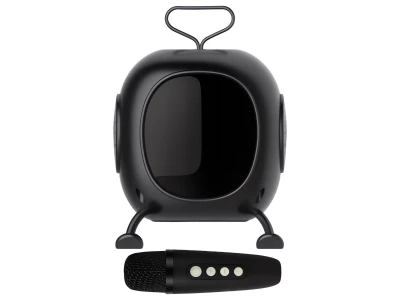 Verk 27500 Karaoke Bluetooth reproduktor RGB s bezdrátovým mikrofonem, černý