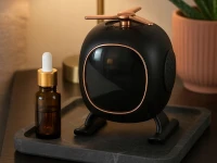 Verk 27502 Aromaterapeutický budík Bluetooth s reproduktorom, čierny