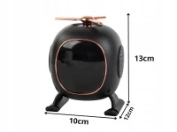 Verk 27502 Aromaterapeutický budík Bluetooth s reproduktorom, čierny